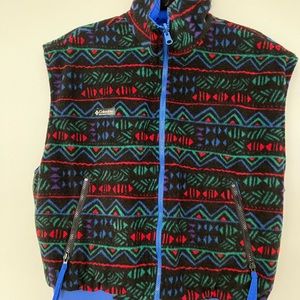 Vintage Columbia reversible Broncos vest